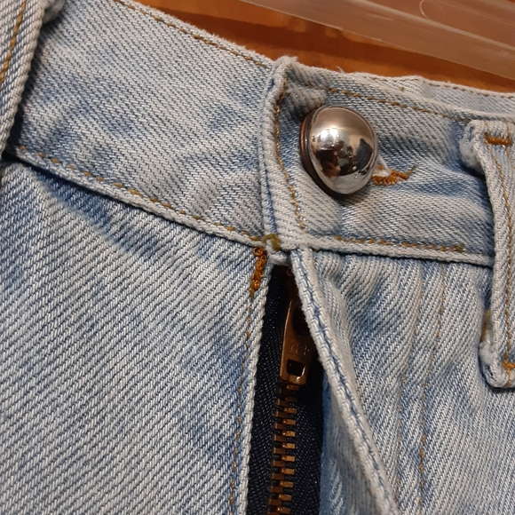 VTG 90’s CACHE amazing fit Lightwash Sequin mom 4 6 - Picture 7 of 15